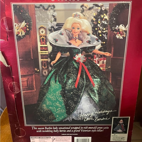 original Holiday Barbie dolls in their original packaging, never opened seal. - Picture 3 of 9